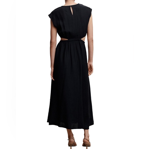 NWT Mango Midi Cut out Dress size small - Picture 2 of 10
